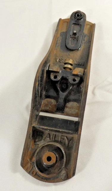 VTG  Stanley Bailey Plane No.3 Corrugated Base Body Frame Only USA Replacement
