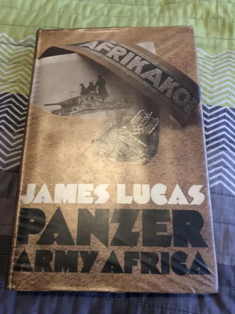 Panzer Army Africa by James Lucas Hardcover 1977 Ex-Library Book Good Cond.