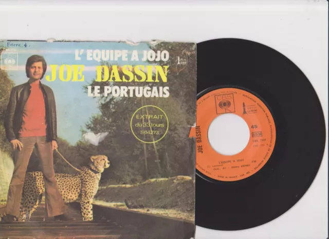 Lot 5 Disques De Joe Dassin L Amerique A Velo Dans Paris La Fleur Aux Dents 45 T