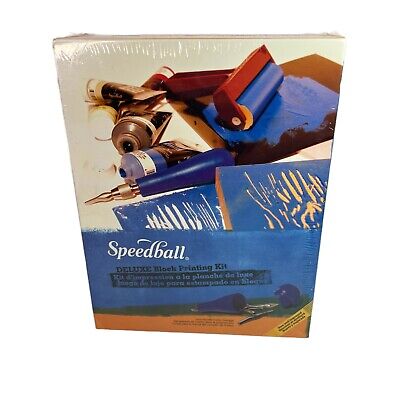 Totalmente Nuevo Sellado - Speedball Art Products - 3472 Kit de Impresión en Bloques de Lujo 3472