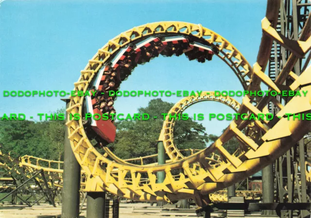 L225665 Staffordshire. Alton Towers. The Corkscrew. John Hinde Ltd