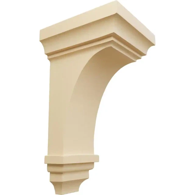6 In. X 12 In. X 6-3/4 In. Maple Large Jefferson Wood Corbel