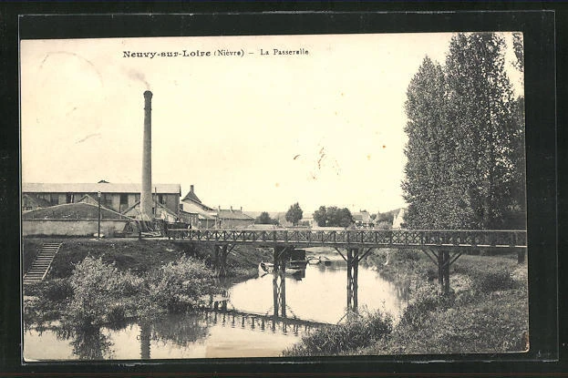 CPA Neuvy-sur-Loire, La Passerelle