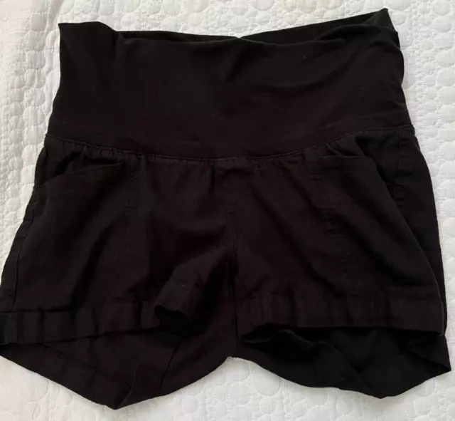 Old Navy Active Black Maternity Shorts Size Small