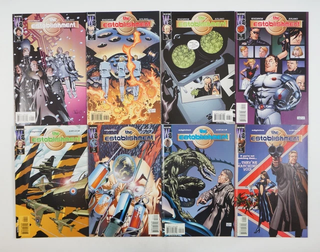 the Establishment #1-13 VF/NM complete series - WildStorm Comics set lot