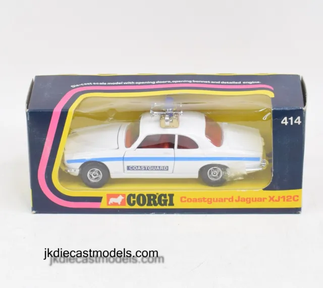 Corgi toys 414 Jaguar XJ12C Coastguard Virtually Mint/Boxed