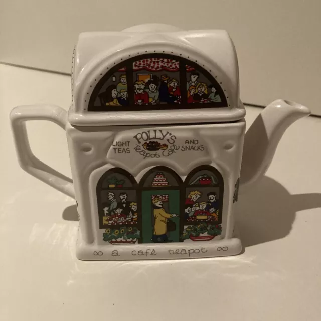 Collectable Vintage ‘Wade’ Teapot  - English Life 'POLLY'S CAFE'