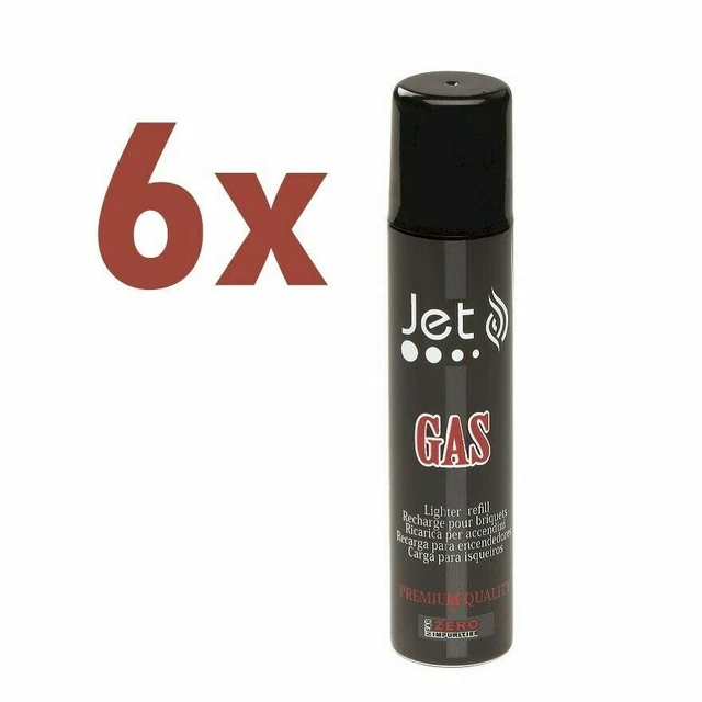 6 Bombolette Gas Atomic Da 60ml - Con 5 Adattatori, Ricarica Per Accendini E Attrezzi - Foto 7