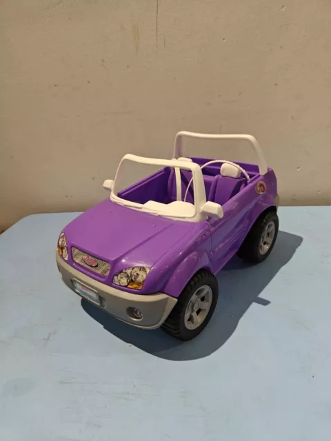 Vintage Barbie Mattel lila Auto Jeep Cabrio 4x4 2002