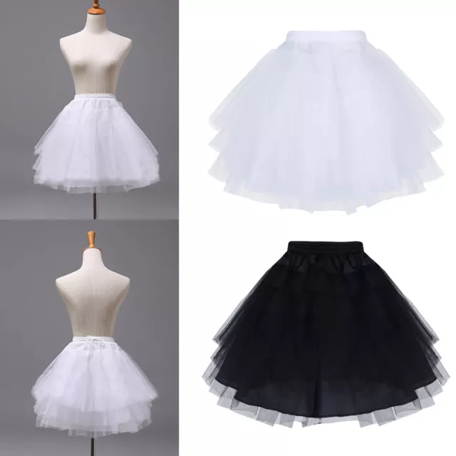 Flower Girl Dress Kids Net Underskirt Wedding Crinoline Petticoat Skirt Dress