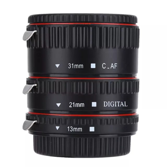 Auto Focus Macro Extension Lens Adapter Tube Rings Set For Canon EOS EF Mount.