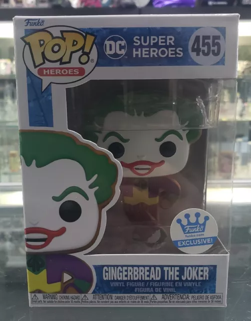 Funko Pop Heroes DC Super Heroes Gingerbread The Joker #455 Exclusive