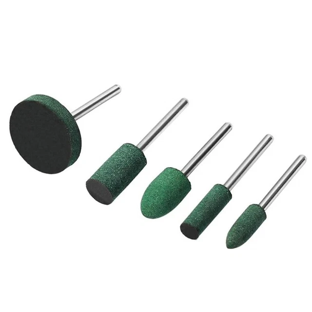5Pcs / Set Abrasif Monté Pierre for Outils Rotatifs Grincement Roue de Tête