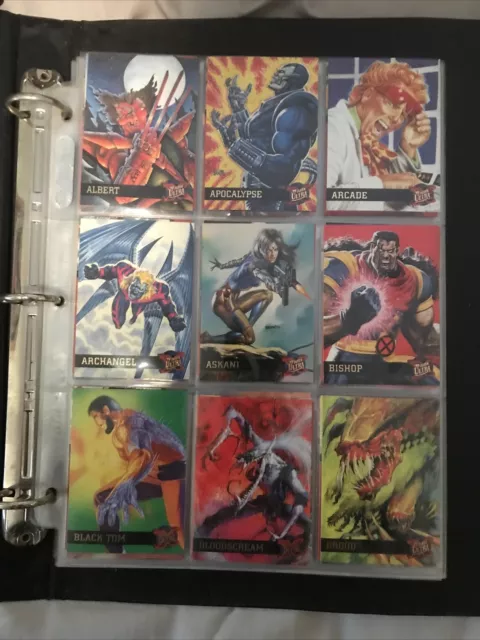 ‘95 Fleer Ultra X-men Cards Full Set Of 150/150