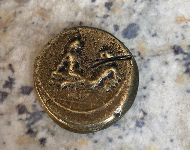 Very Rare Ancient Greece Roman Empire Love Coin King Queen Greek Medallion