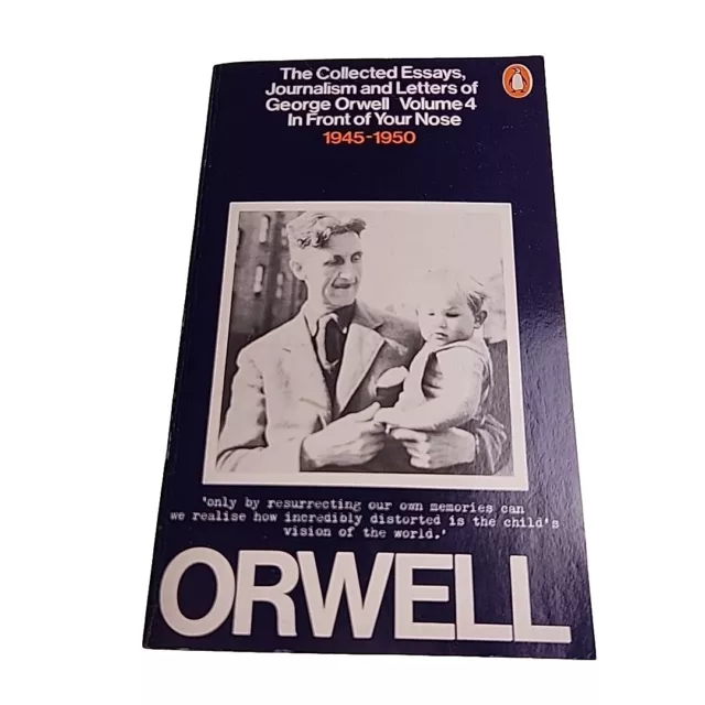 Collected Essays 4 George Orwell Penguin 1980 Paperback Book