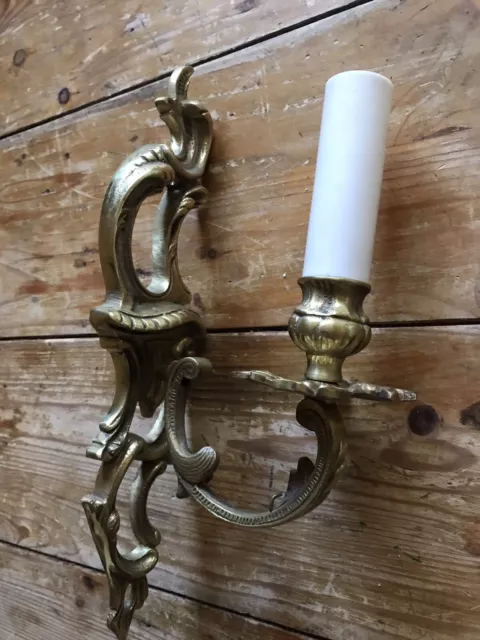 Antique Art Nouveau French candle wall Light sconce S6