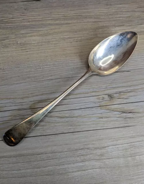 1797 King George III Sterling Silver George Gray 8.5" Serving Spoon