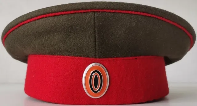 Peakless cap lower ranks of infantry M1853 with cockade, Repro