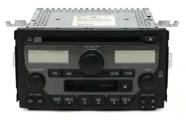Honda Pilot 2003-2005 AMFM Radio Cassette Receiver Face 1TV1 Part 39100-S9V-A110
