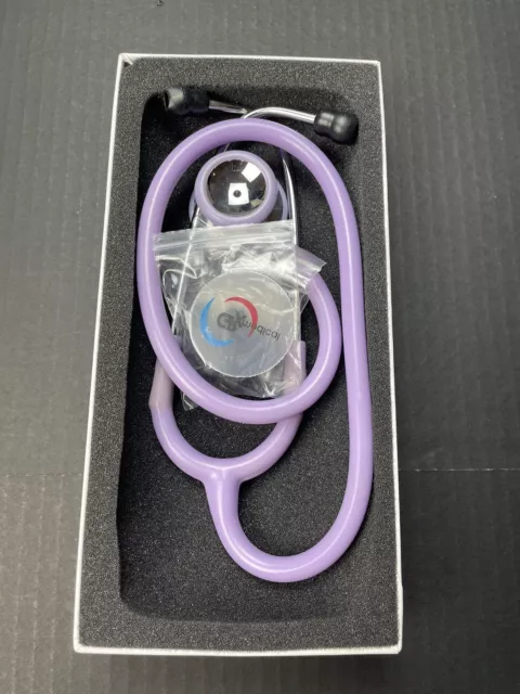 GRX medical elite dual head  stethoscope  Purple Rare.  New In Box