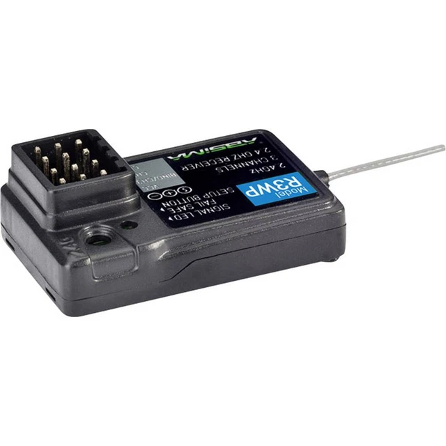 Absima R3WP Récepteur 3 canaux 2,4 GHz Système de connecteur JR/Futaba