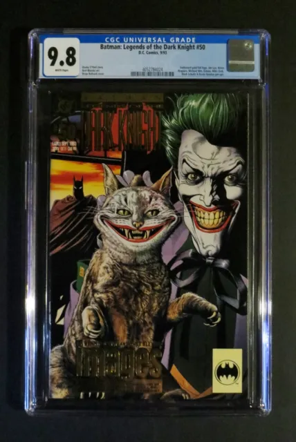 BATMAN LEGENDS OF THE DARK KNIGHT #50 CGC 9.8 NM Brian Bolland Joker C DC 1993