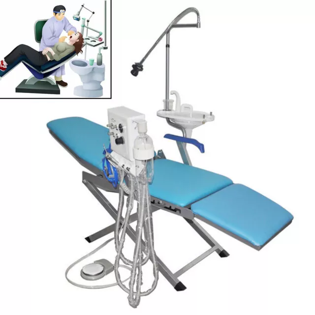 Folding Chair LED Light Turbine Unit Water Supply Weak Suction Equipment USA