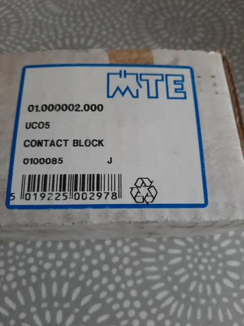 MTE contactor contact block uc05 part no.01.000002.000