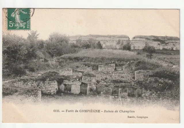 Environs de COMPIEGNE - Oise - CPA 60 - Ruines de Champlieu