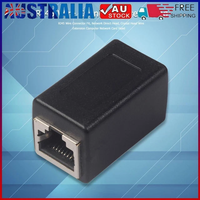 FEMALE TO FEMALE RJ45 8P8C LAN Cable Coupler Connector