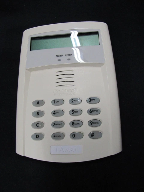 Teclado alfanumérico First Alert FA560 FA560KP Honeywell/Ademco - usado