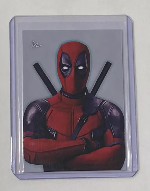 Deadpool Limited Edition Artist Signed Ryan Reynolds Trading Card 1/10