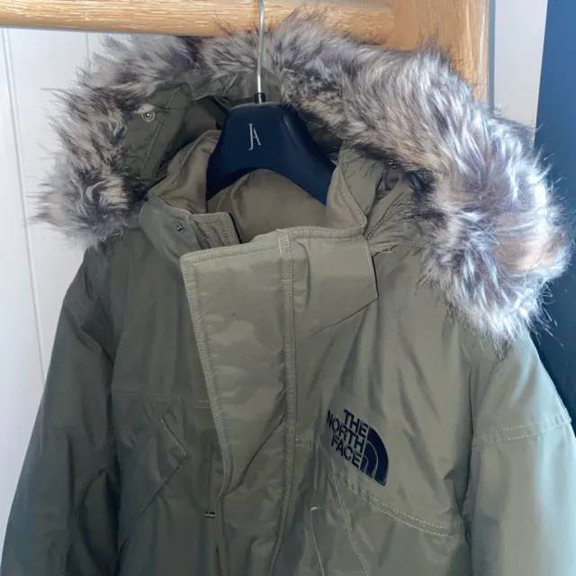 the North Face Mcmurdo Khaki Green Parka Coat