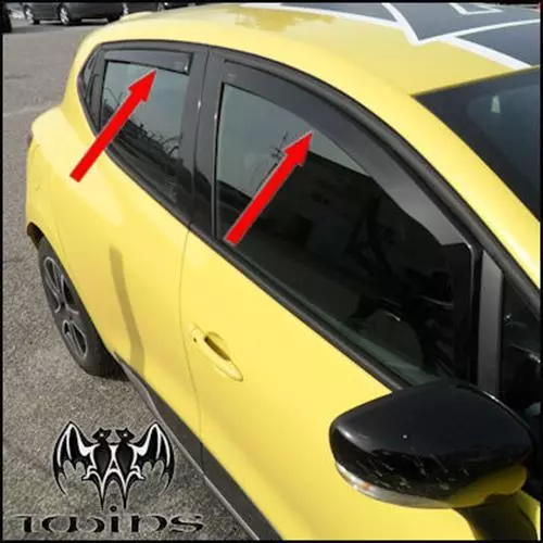 4 Déflecteurs de vent pluie air teintées Renault Clio IV 5p 5 portes 2012-2019