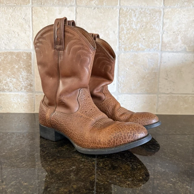 ARIAT MEN'S BOOTS Brown Leather 8D Style # 35623 Mid Calf Round Toe ...