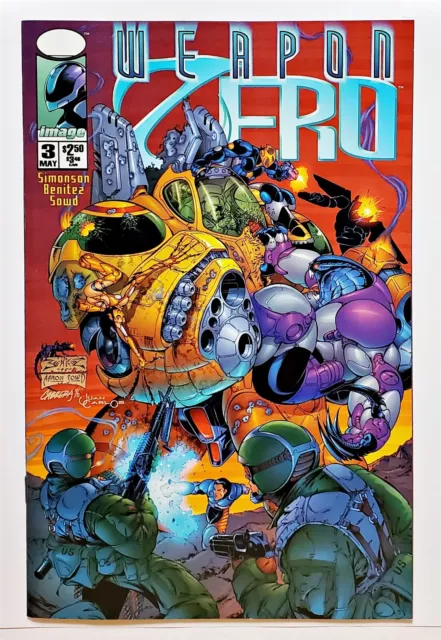 Weapon Zero (Vol. 2) #3 (May 1996, Image) 9.0 VF/NM