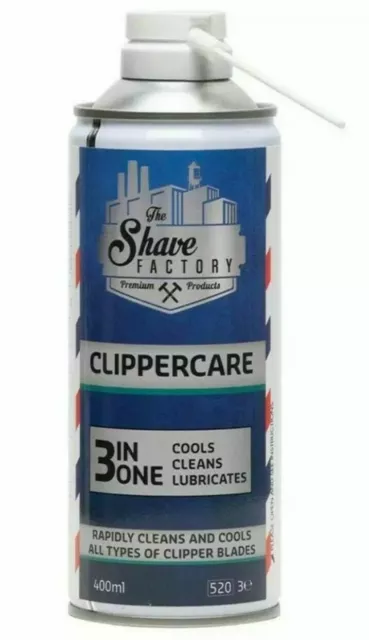 The Shave Factory Clippercare 400ml Klingenspray Kühl- und Reinigungsspray