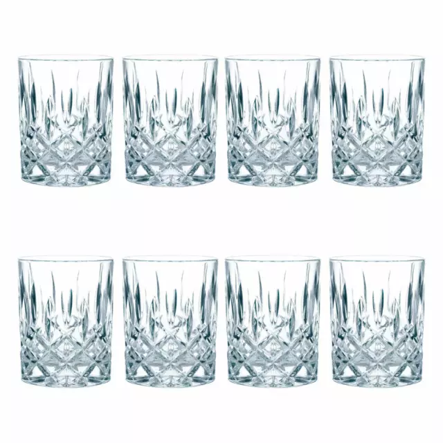 Vaso de Whisky Nachtmann Noblesse Juego de 8 Vasos de Whisky Cristal H 9,8 cm