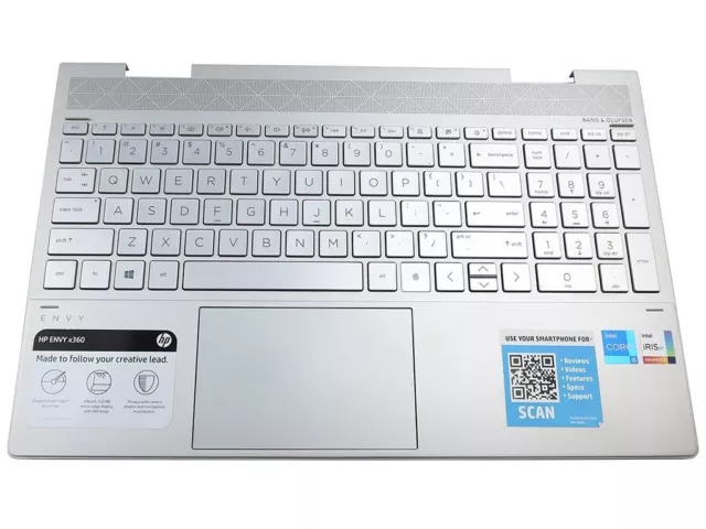 Conjunto De Teclado Hp Envy X360 15-Ed 15M-Ed Ee. Uu. Reposamanos Touchpad L93226-001