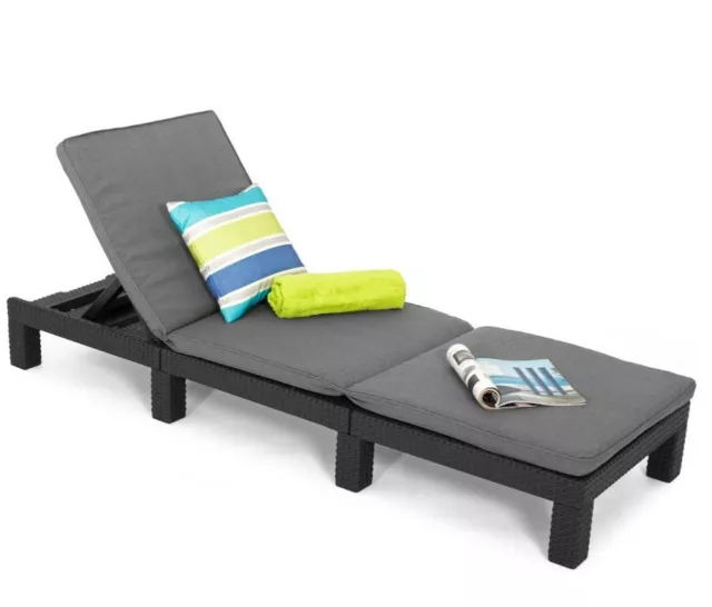 Keter allibert daytona sales garden sun lounger