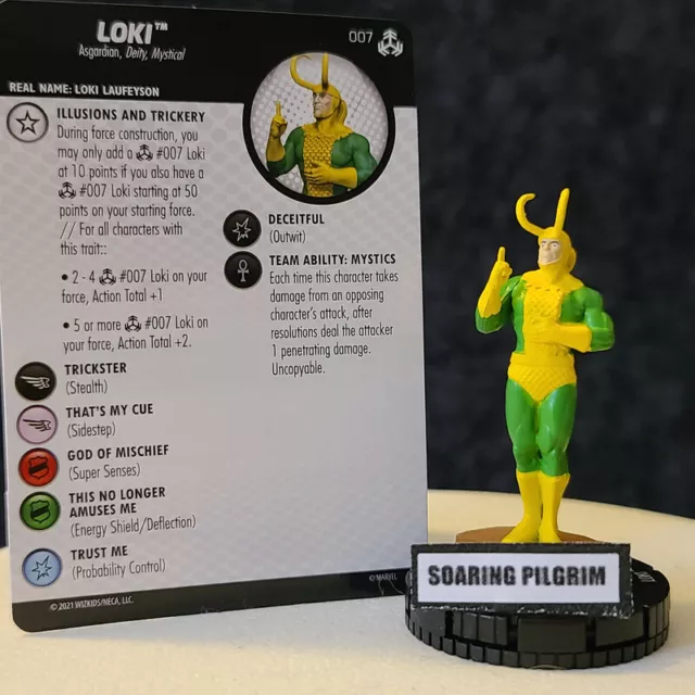 LOKI - 007 COMMON War of the Realms Marvel Heroclix #7