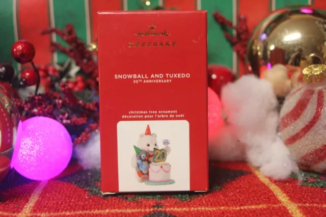Hallmark 2020 Snowball and Tuxedo 20th Anniversary Keepsake Christmas Ornament