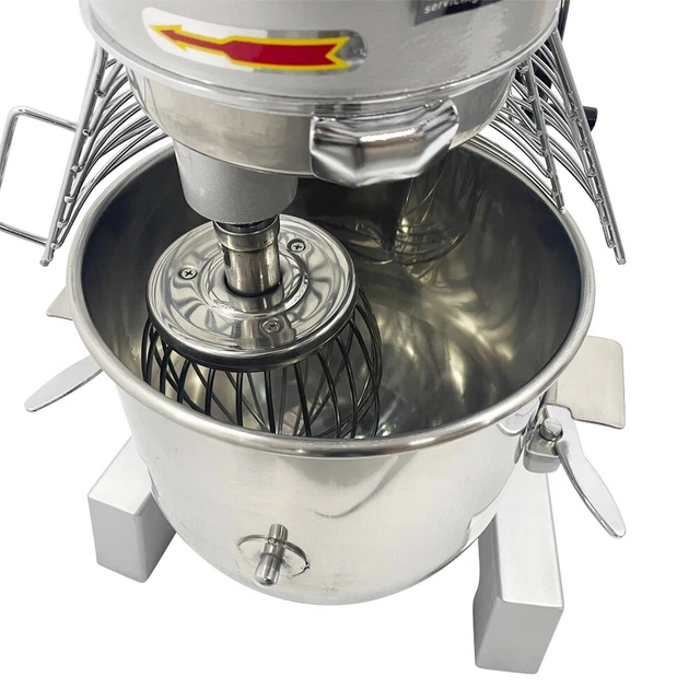 Teig Lebensmittelmixer 3 Gang 450w 10L Bäckerei Mixer Rührer Mischmaschine 12
