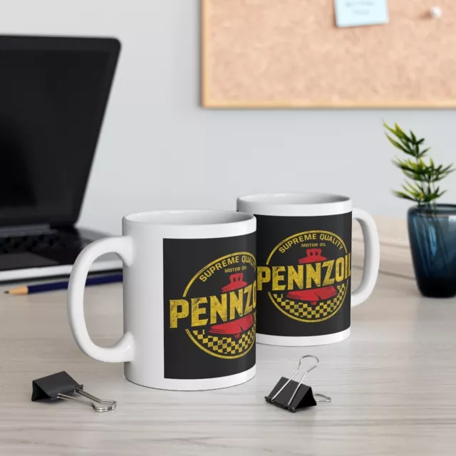 Pennzoil Motor Oil Coffee Mug Classic Pennzoil Motor Oil Vintage Pennzoil Oil