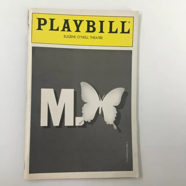 1988 Playbill Eugene O'Neill Theatre David Dukes in M. Butterfly by John Dexter