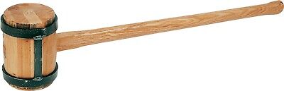 Yardwe 130MM maglio di legno di faggio martello maglio maglio battente strumento di maglio impressionante privo di danni 