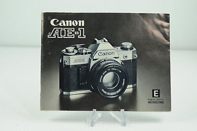 Manual de instrucciones para cámara Canon AE-1 #G489