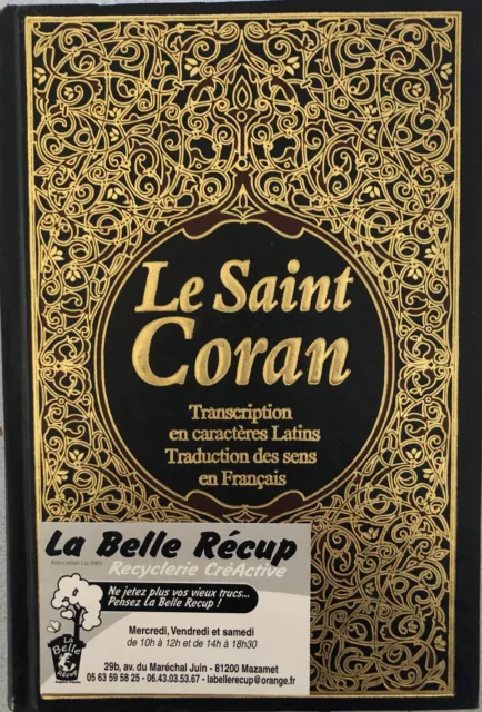 Le Saint Coran transcrip. en caract. Latins Traduc. des sens en Français P0007