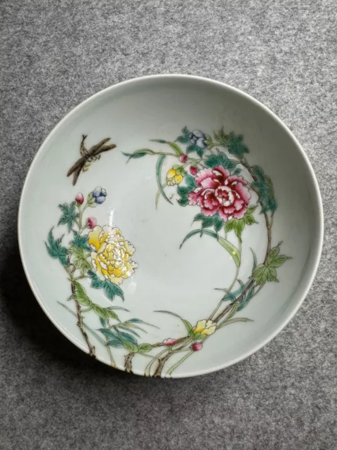 Antique 18thC Chinese pastel Porcelain Qing Dynasty YongZheng Mark